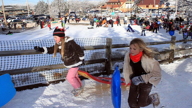 Beech Mountain NC Sledding Hill