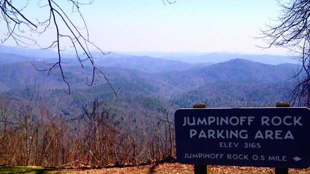 Jumpinoff Rock Trail Blue Ridge Parkway