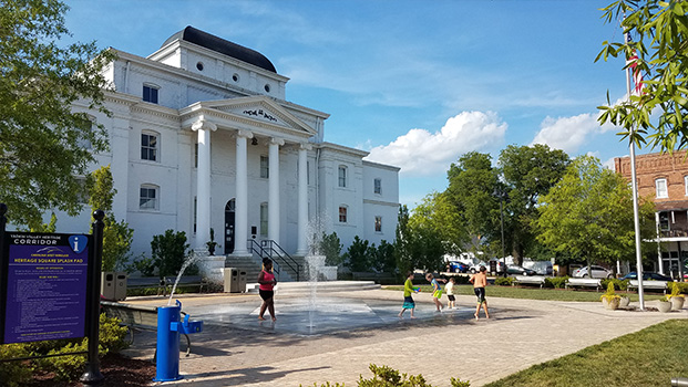 Wilkesboro Heritage Square Splash Pad