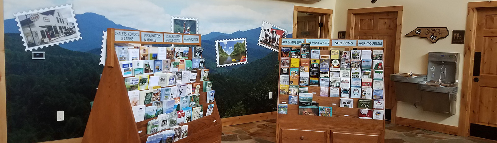High Country NC Mountain Visitor Center Interior
